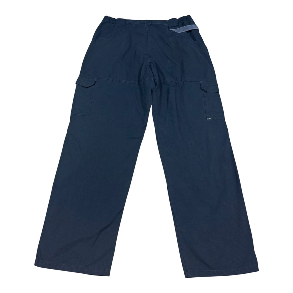 5.11 Tactical Polyester Blend Navy Straight Leg Pants Mens 38x32 (Fit 36x30 5/8)